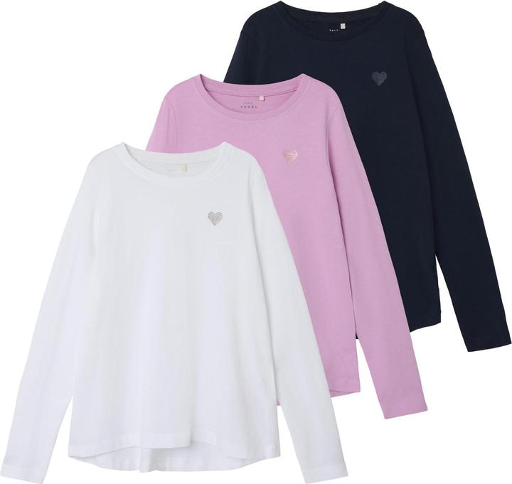 Name it Lot de 3 tops loose fit à manches longues