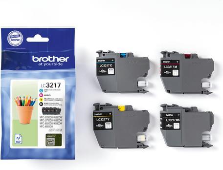 Actual product image Brother LC3217 Value Pack (M, C, Y, FC)