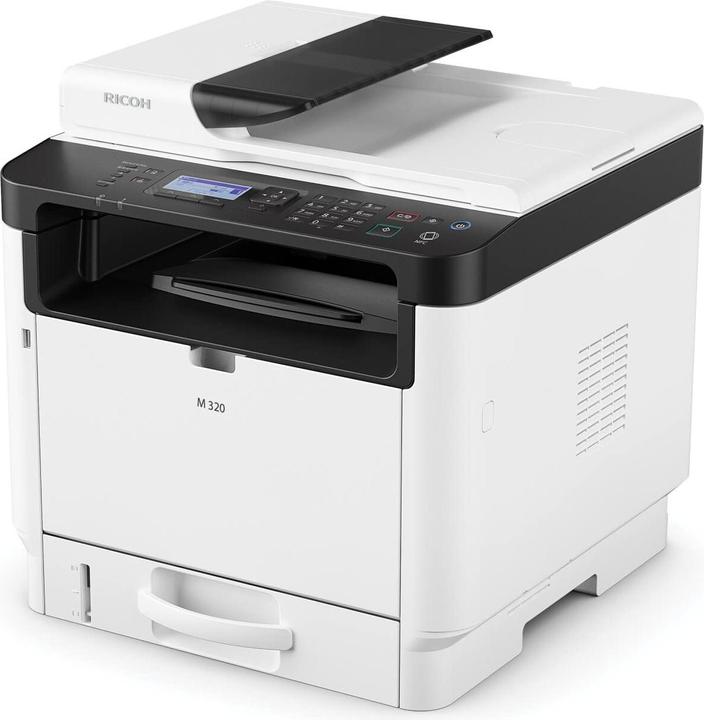 Produktbild RICOH M 320 A4 mono Laser MFP 7,60cm (3") 1 (Laser, Schwarz-Weiss)