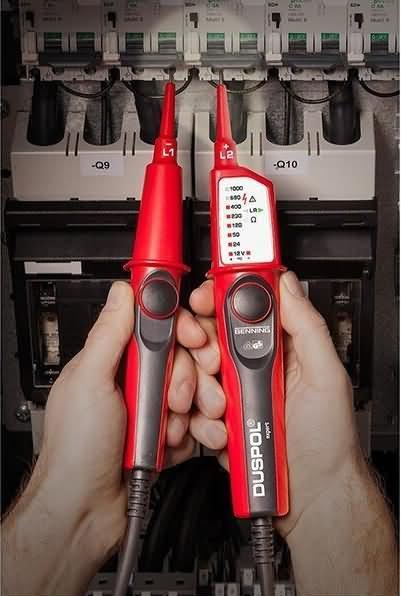 Produktbild Benning Zweipoliger Spannungsprüfer DU (CAT IV 600V, CAT III 1000V)