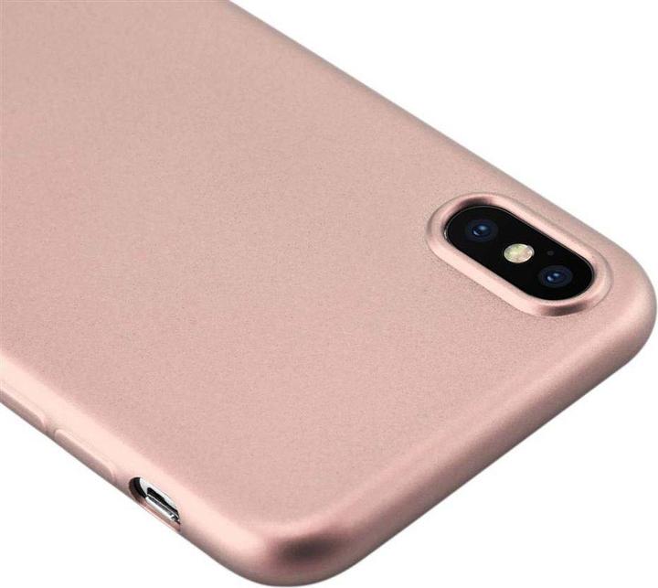 Productafbeelding Cadorabo TPU Matte Metallic hoes (Apple iPhone X)