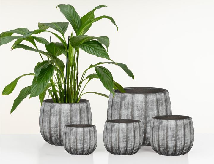 Produktbild Scheurich Blumentopf Runa 4.2 l, Grau (27 cm)
