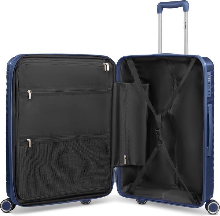 Image du produit Picard Vienna 4 Rollen Kofferset 3-teilig mit Dehnfalte (195 l, XL (à partir de 115l))