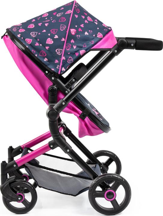 Actual product image Bayer Design 18418AA Combi doll carriage Neo Vario with bag, Pink, Black