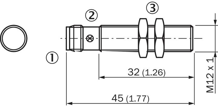 Actual product image Sick inductive proximity sensor (Sensor)