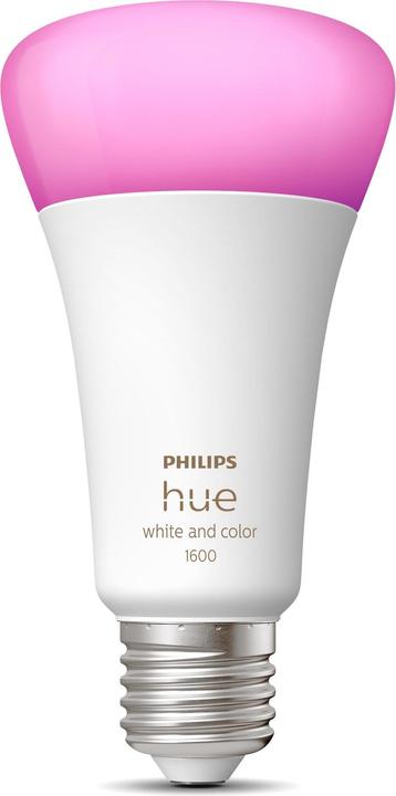 Philips Hue White & Color Ambiance BT (E27, 13.50 W, 1600 lm, 1 x, F)