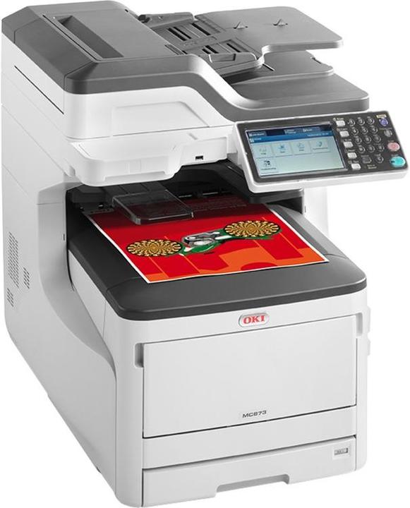 Actual product image OKI MC873dnv (Laser, Colour)