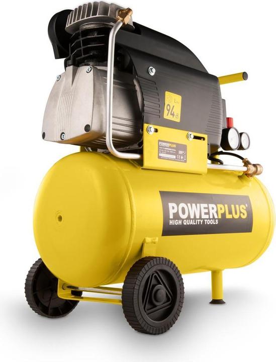 Actual product image Powerplus Compressor lubricated 1500W 24L (8 bar, 24 l)