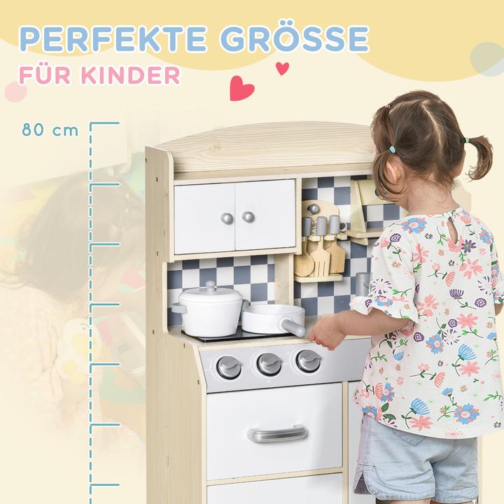 Immagine prodotto Homcom Cucine per bambini con accessori per cucinare
