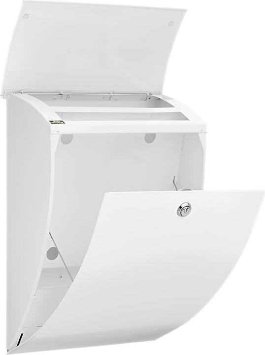 Actual product image Burg Wächter Mailbox Milano 32400 white