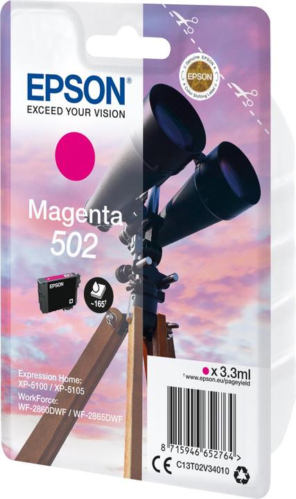 Immagine prodotto Epson Inchiostro/502 binoculare MG SEC (M)