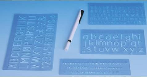 Immagine prodotto Wedo Set normografi (118 mm)