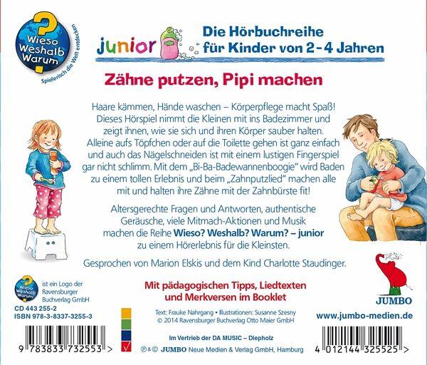 Produktbild Ravensburger Zähne putzen, Pipi machen (Deutsch, Frauke Nahrgang, Susanne Szesny, 2014)