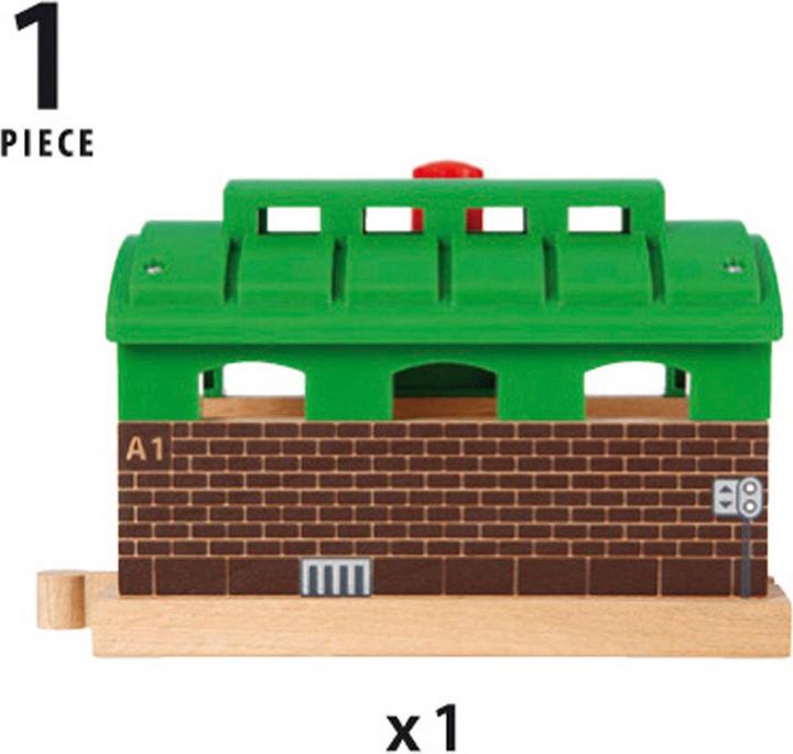 Image du produit Brio Remise à locomotives avec porte roulante