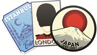 Produktbild Luckies Luggage Labels World