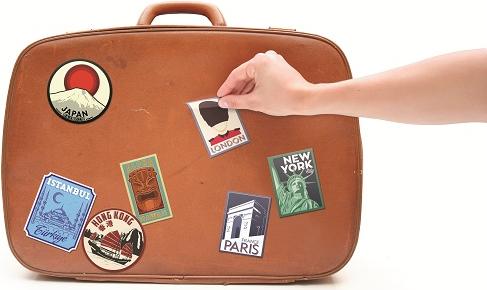 Produktbild Luckies Luggage Labels World