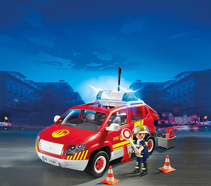 Produktbild Playmobil Brandmeisterfahrzeug (5364)