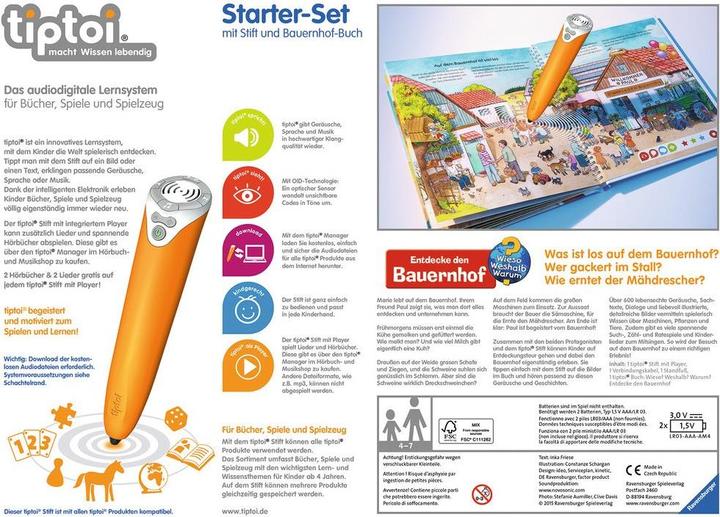 Produktbild tiptoi Starter-Set Bauernhof-Buch