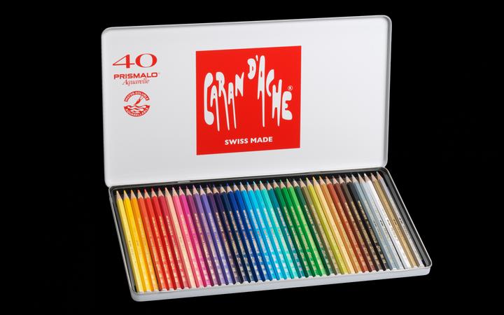 Produktbild Caran d'Ache Prismalo Aquarelle Metallschachtel (Mehrfarbig, 40 x)