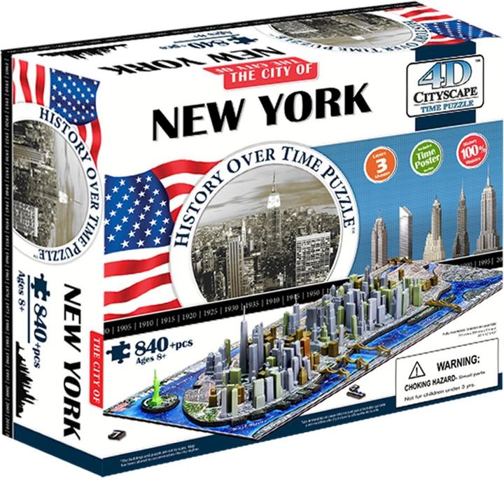 4D City New York, USA (840 Teile)