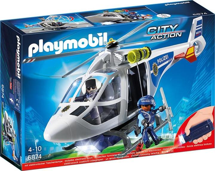 Produktbild Playmobil Polizei-Helikopter (6874)
