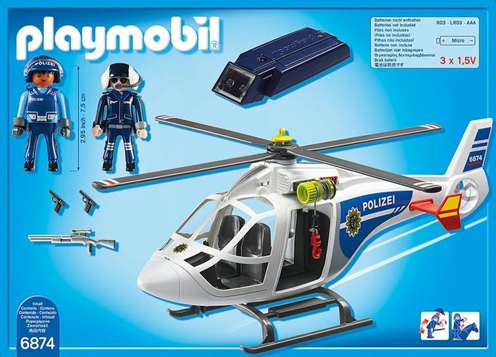 Produktbild Playmobil Polizei-Helikopter (6874)