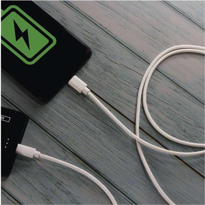 Produktbild Emos USB Kabel 2.0 C Stecker - USB 2.0 C Stecker 1m, weiss (1 m, USB 2.0)