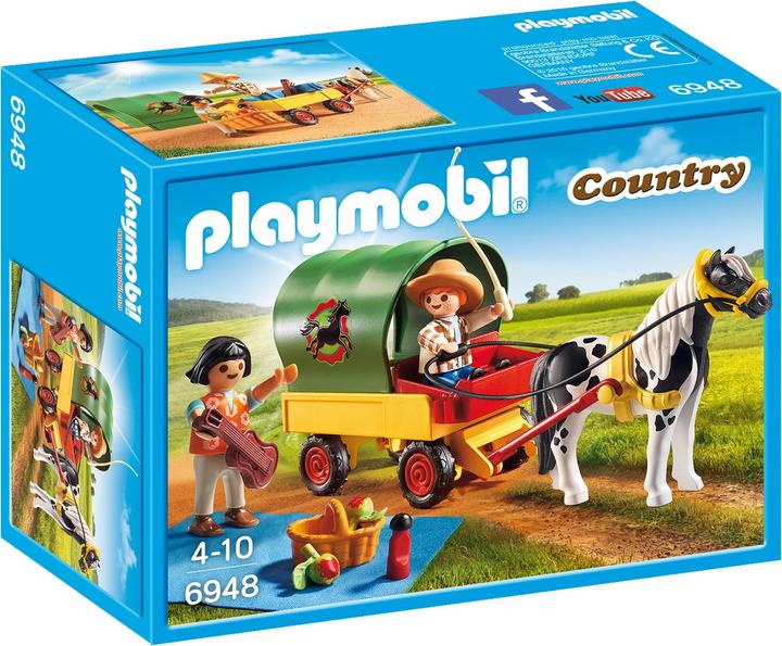 Actual product image Playmobil Excursion with pony cart (6948, Playmobil Country)