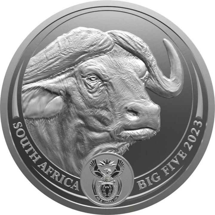 Image du produit South Africa Mint Silber Büffel 1000 g - Big Five Serie II - 2023 (999, 2023)