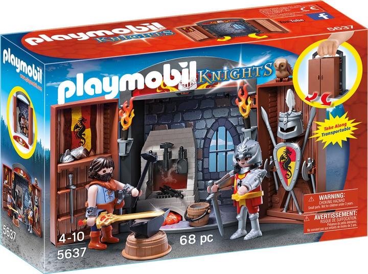 Produktbild Playmobil Aufklapp-Spiel-Box "Ritterschmiede" (5637)