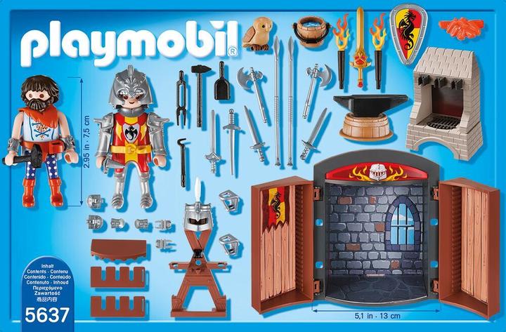 Produktbild Playmobil Aufklapp-Spiel-Box "Ritterschmiede" (5637)