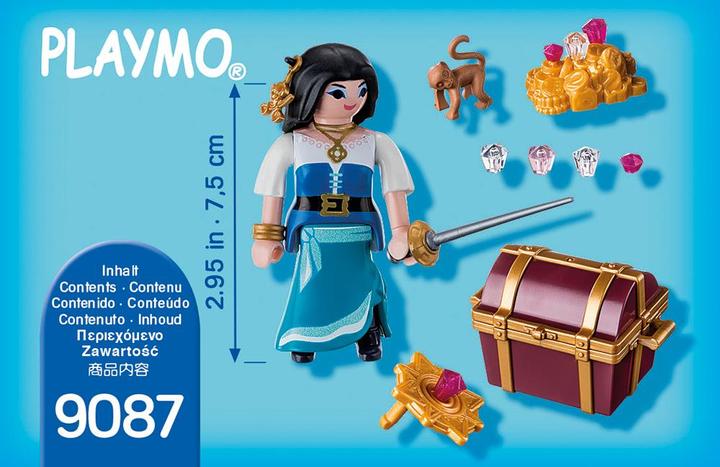 Actual product image Playmobil Pirate with treasure chest (9087, Playmobil Special Plus)