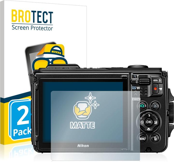 Image du produit BROTECT Film de protection antireflet Protection d'écran mat (Protecteur d'écran, Coolpix W300)