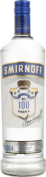 Actual product image Smirnoff Blue Label Vodka from the USA 50% Vol. 1l