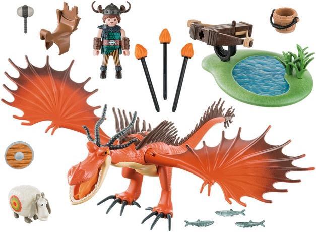 Immagine prodotto Playmobil Becco di moccio e dente a uncino (9459, Draghi Playmobil)