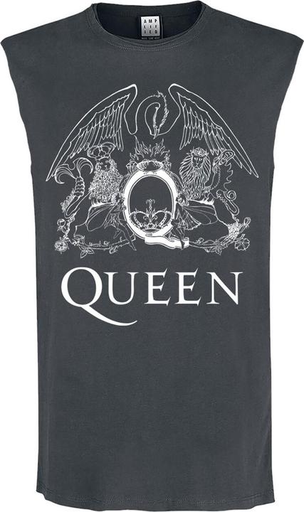Actual product image Amplified Mens Line Art Queen Vest Top (XS)