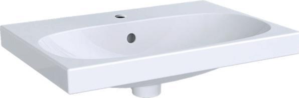 Actual product image Geberit Keramag / Washbasin Acanto 60cm white Keratec 500631018 (420 mm, 600 mm)