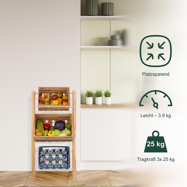 Produktbild Relaxdays Getränkekistenregal