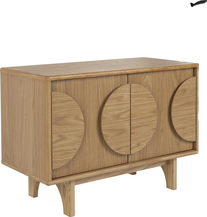 Immagine prodotto Zuiver Credenza Groove 2 Ante Rovere Naturale (82 x 40 x 58 cm)