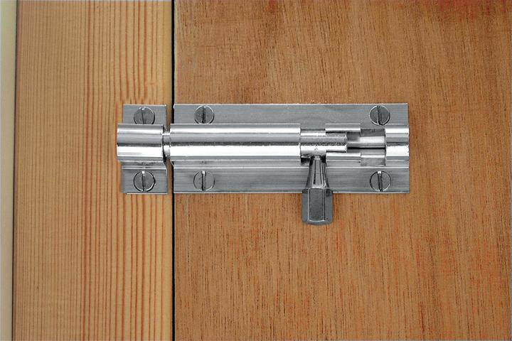 Actual product image Abus Grendel latch 96/65 SB (Room door, Entrance door, Wooden door, French window)