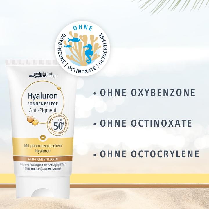 Actual product image Dr. Theiss Hyaluron Sunp. Face Anti-Pig.&Anti-Age SPF50, 50 ml CRE (Sun cream face, SPF 50+, 50 ml)