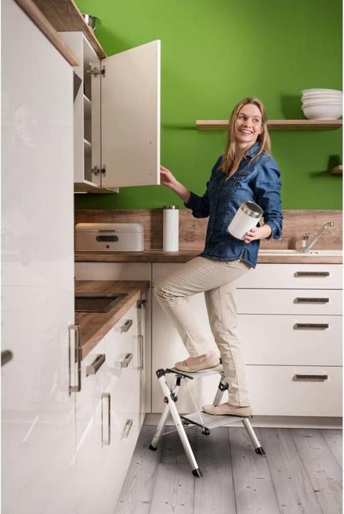 Image du produit Hailo MK80 ComfortLine, escabeau confort, 2 marches (Escabeau, 46 cm)