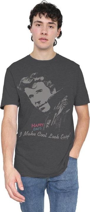 Immagine prodotto Happy Days Cool Maglietta Fonzie Adulto Unisex (L)