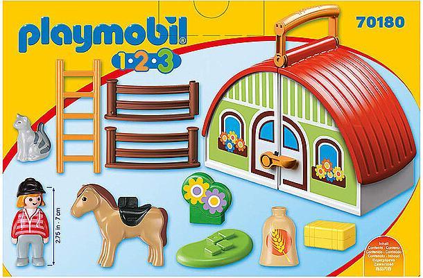 Produktbild Playmobil Mein Mitnehm-Reiterhof (70180, Playmobil 1.2.3)