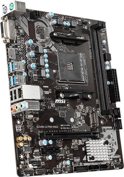 Produktbild MSI B450M-A Pro Max (AM4, AMD B450, mATX)