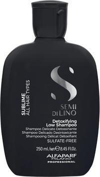 Actual product image Alfaparf MILANO Semi Di Lino Detoxifying Low Shampoo Clarifying Shampoo for Build Up & Other Impurit (250 ml, Liquid shampoo)