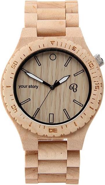 Actual product image Bambuu Wooden clock (Analogue wristwatch, 46 mm)