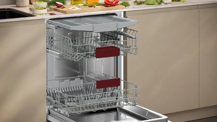 Produktbild Neff N 50, Geschirrspüler integrierbar, 60 cm, Gebürsteter Stahl, S145EVS04E