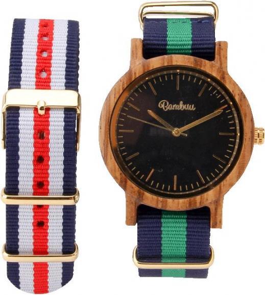 Actual product image Bambuu Wooden clock (Analogue wristwatch, 45 mm)
