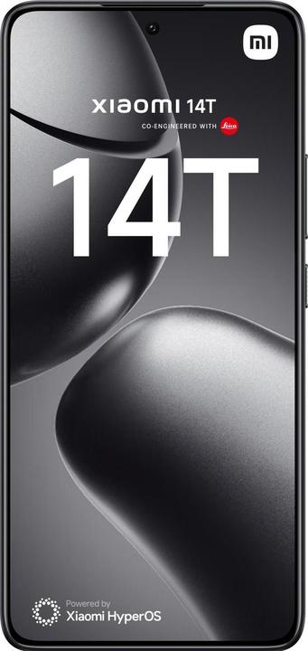 Actual product image Xiaomi 14T (256 GB, Titan Black, 6.60", Dual SIM, 50 Mpx, 5G)